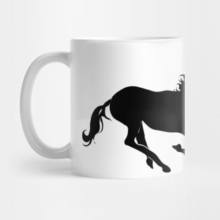 Black Unicorn Silhouette Mug